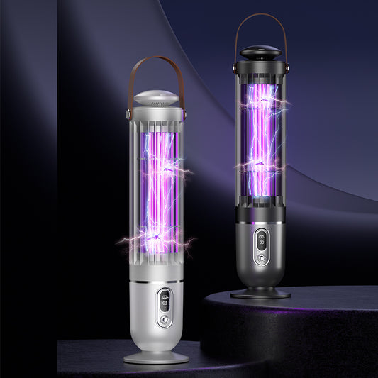 MosBeQuiet Smart Pro Mosquito Zapper – Rechargeable Insect Killer with LED Power Display